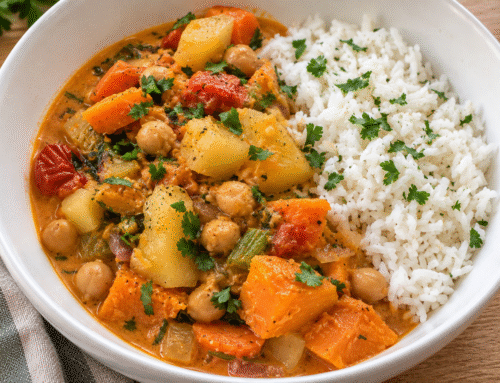 Cozy Chickpea & Butternut Squash Stew
