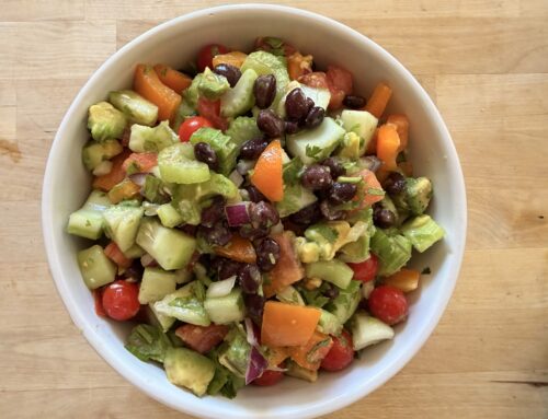 Fresh Celery, Black Bean & Avocado Salad